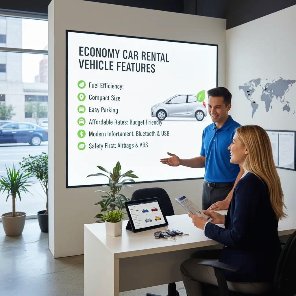 economy car rental vehicle features
